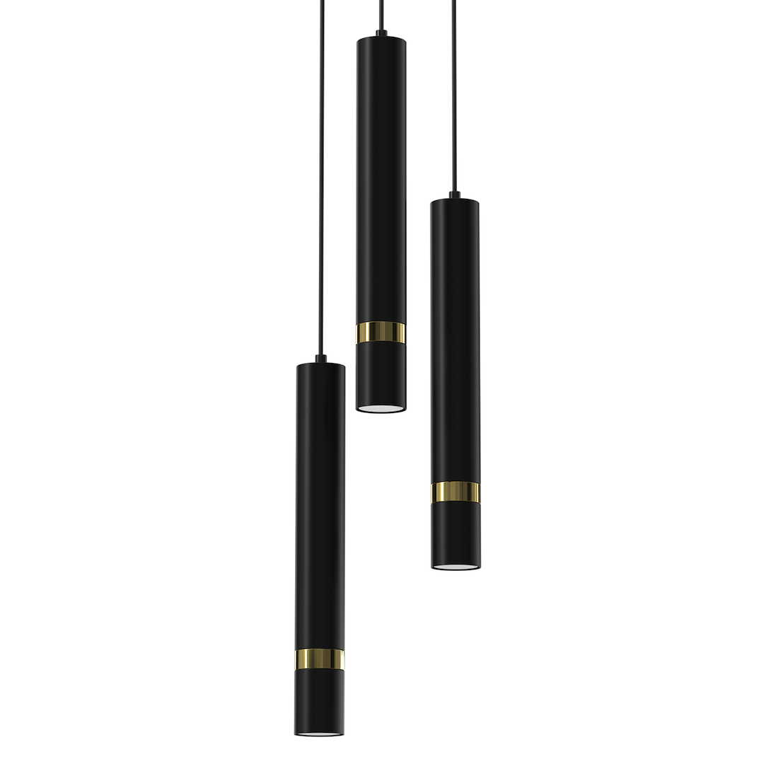 Lustra Suspendata Joker Black & Gold Circle Premium 3xGU10