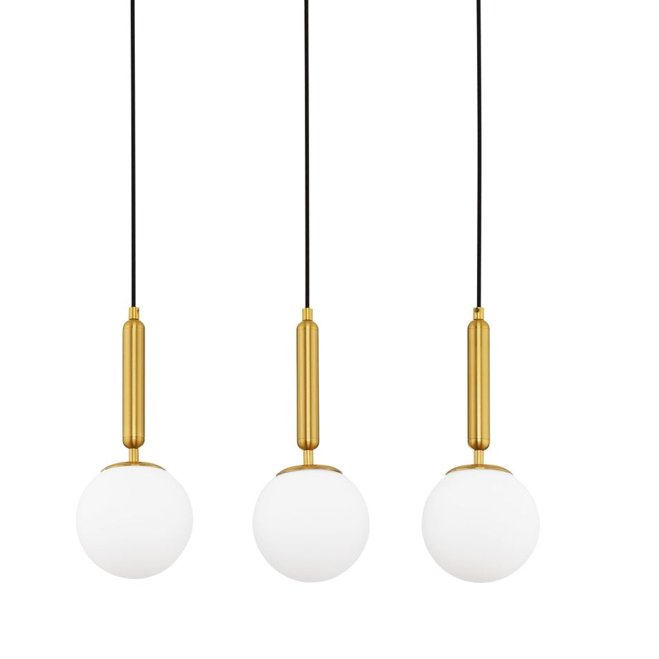 Lustra Abajur MAT GOLD Suspendata Liniara TY5128-3