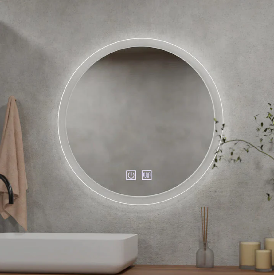 Oglinda LED Rotunda 70cm Functie Dezaburire si Touch E12S