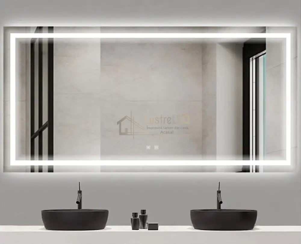 Oglinda Led 120X70Cm Functie Dezaburire Si Touch J23 Led Mirror