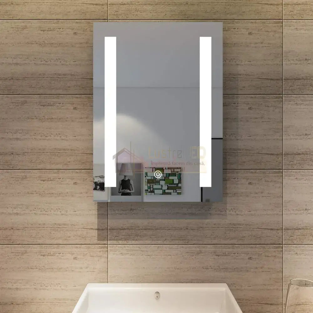 Oglinda Led 50X70Cm Cu Functie Dezaburire Si Touch M061S Mirror