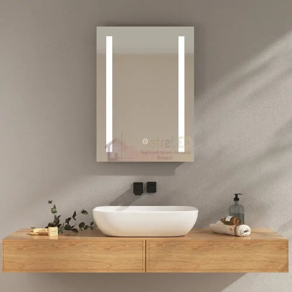 Oglinda Led 50X70Cm Cu Functie Dezaburire Si Touch M061S Mirror