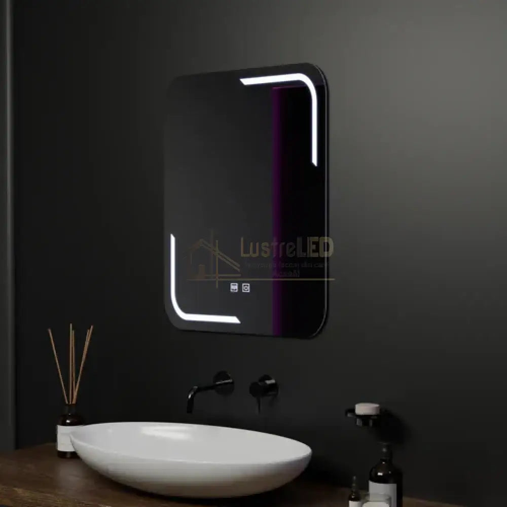 Oglinda LED 50x70cm Functie Dezaburire si Touch lustreled.ro