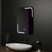 Oglinda LED 60x80cm Functie Dezaburire si Touch E38S 60X80CM / FRAMELESS LED MIRROR