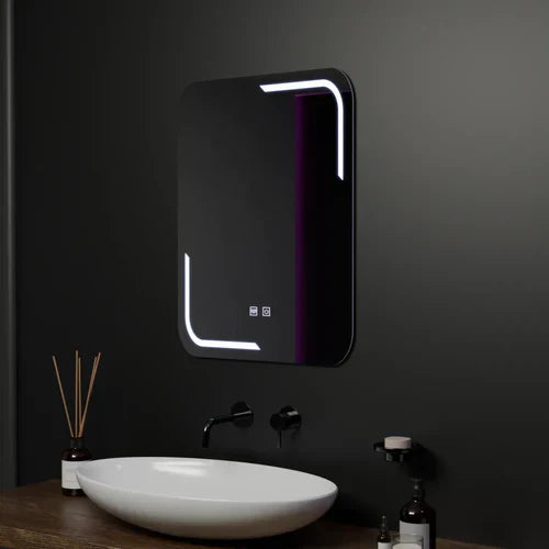 Oglinda LED 60x80cm Functie Dezaburire si Touch E38S 60X80CM / FRAMELESS LED MIRROR