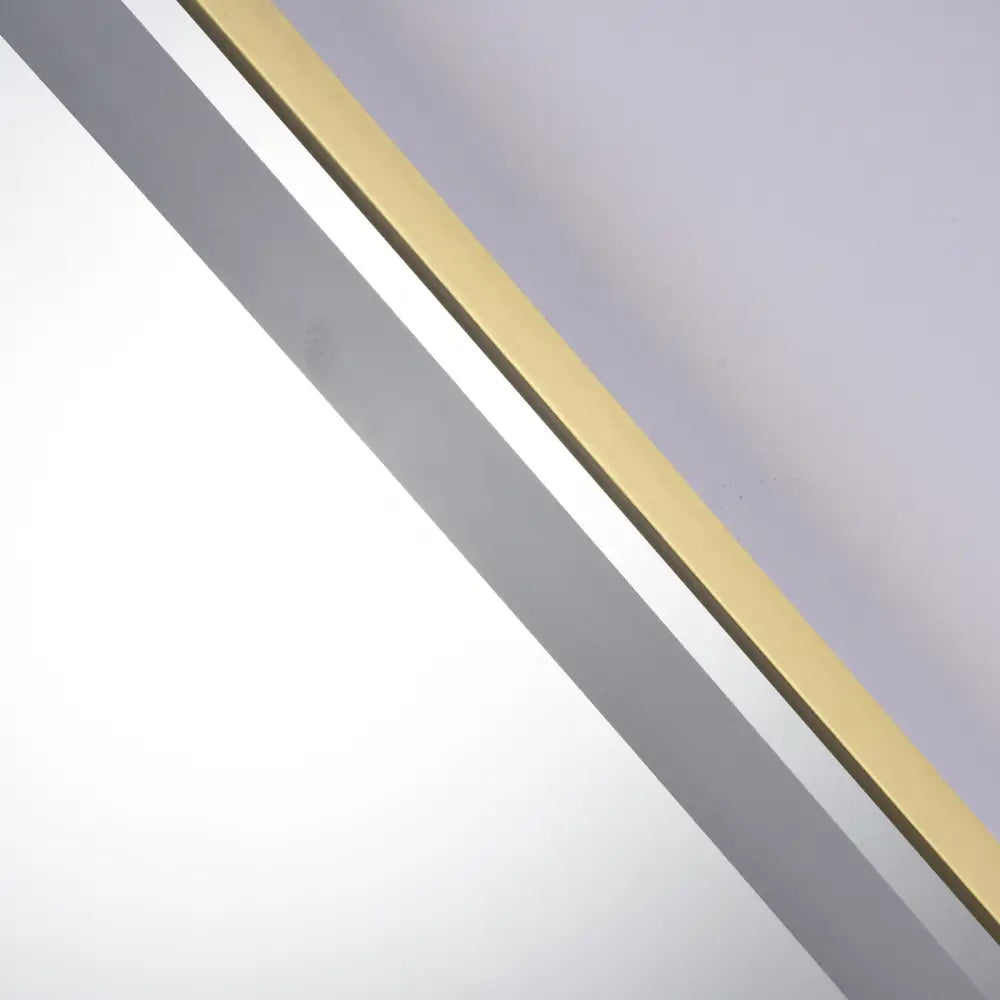 Oglinda Led 60X80Cm Rama Aurie 3 Lumini Dezaburire Si Touch Od039/Gd Led Mirror