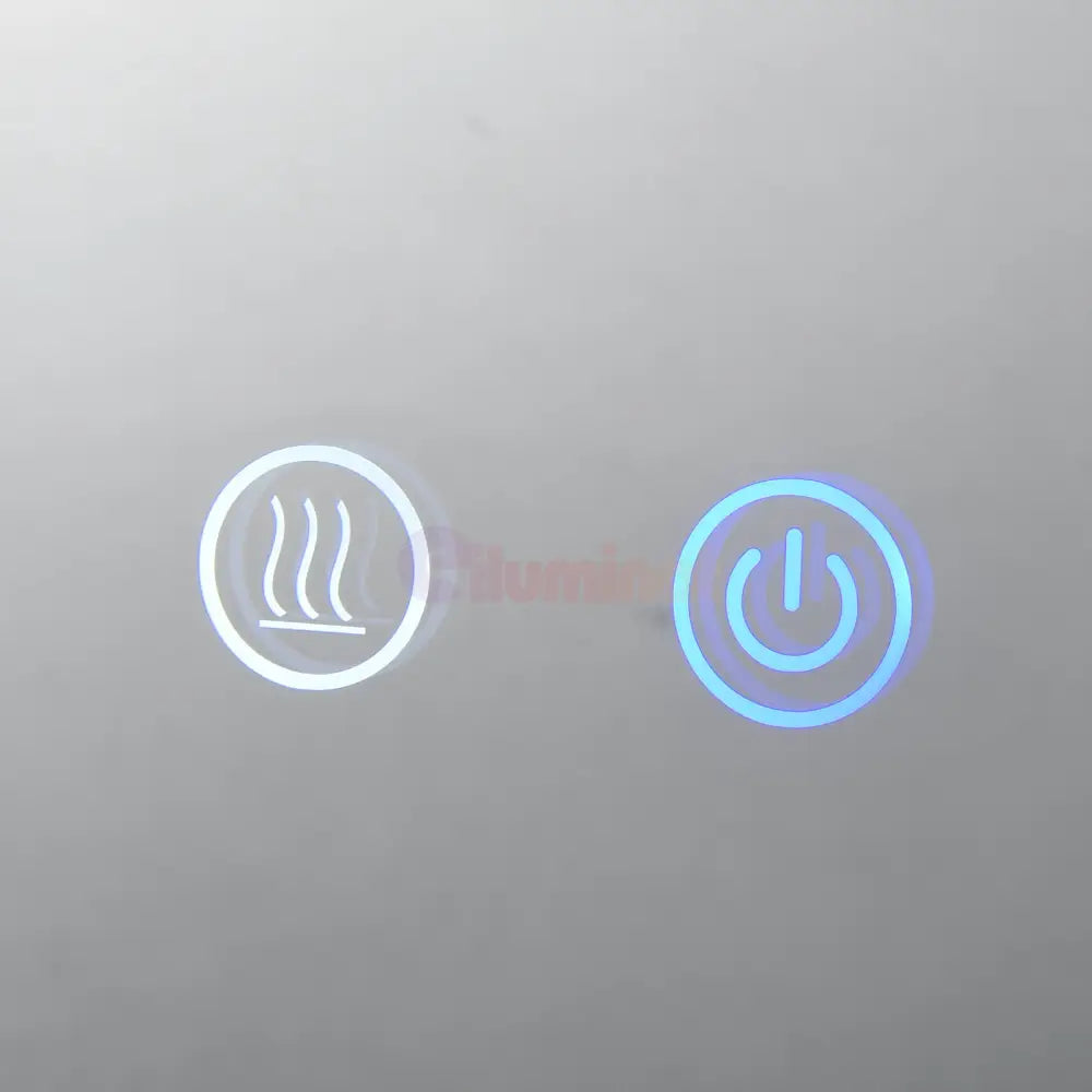Oglinda Led 60X90Cm 3 Lumini Dezaburire Si Touch Od057 Mirror