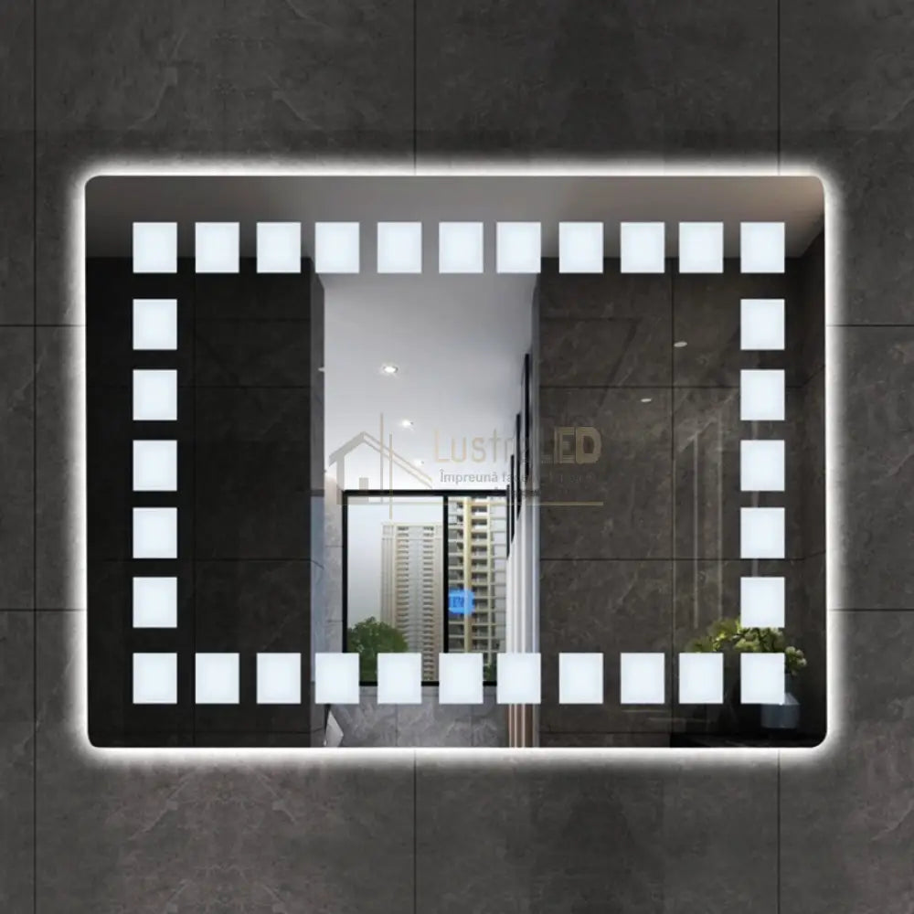 Oglinda Led 80X40Cm Functie Touch 1001S Led Mirror