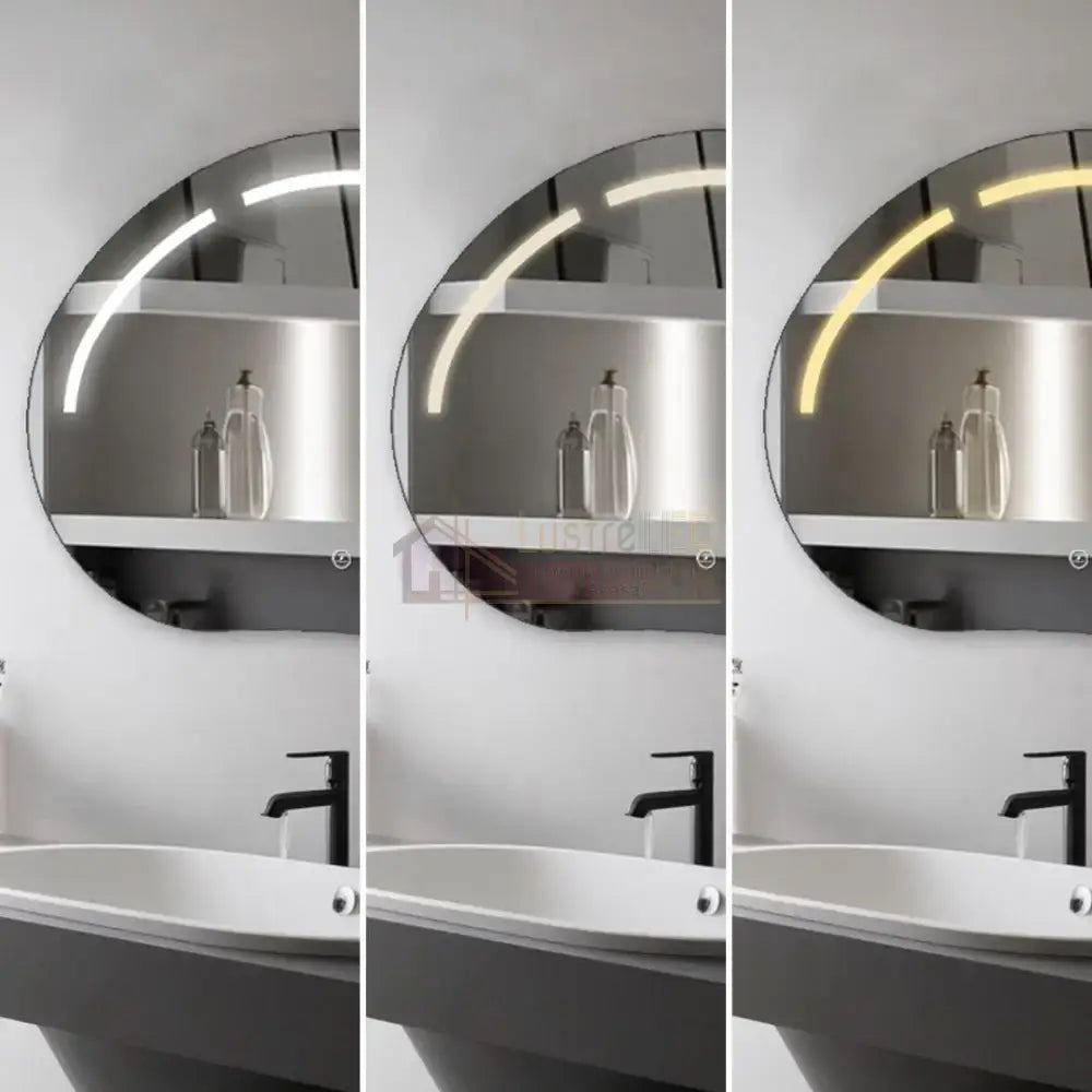 Oglinda Led 80X60Cm 3 Lumini Si Touch Cumulus J185 Mirror