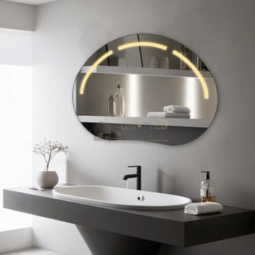 Oglinda LED 80x60cm, 3 Lumini si Touch Cumulus J185