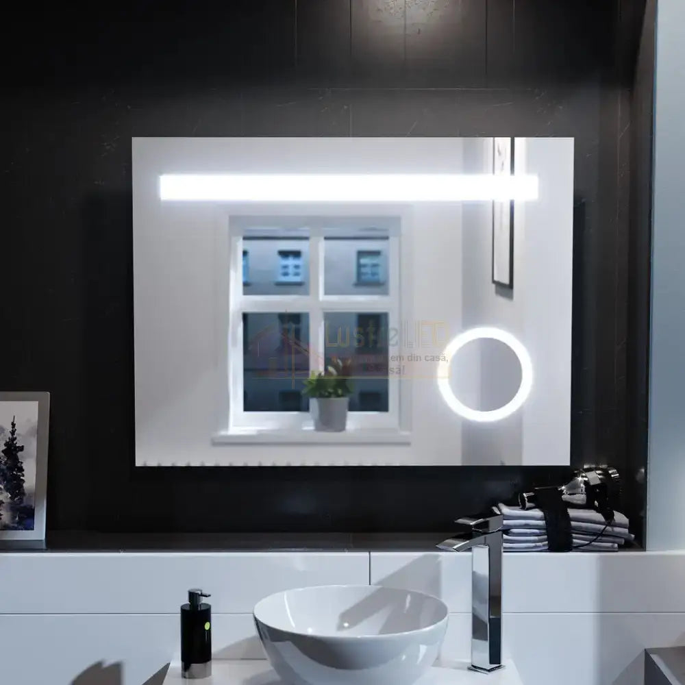 Oglinda Led 80X60Cm Functie Dezaburire Si Touch M1004S Mirror