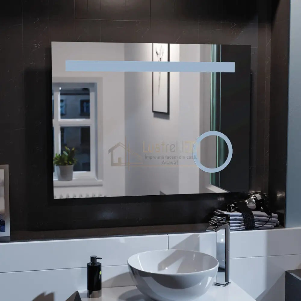 Oglinda Led 80X60Cm Functie Dezaburire Si Touch M1004S Led Mirror