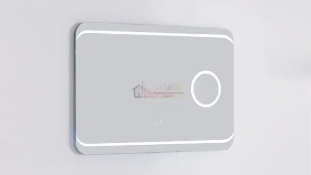Oglinda Led 90X60Cm Functie Dezaburire Touch Si Lupa J41 Mirror