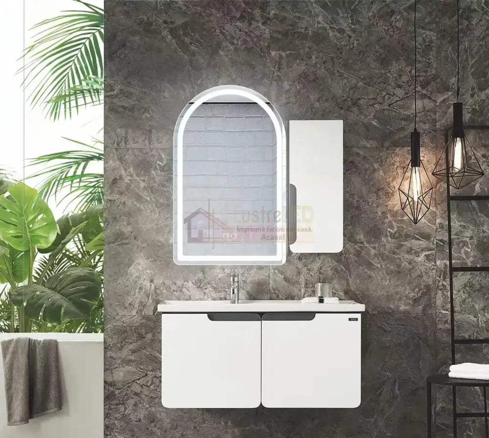Oglinda Led Arcada 80X50Cm Functie Dezaburire Si Touch J19 Mirror