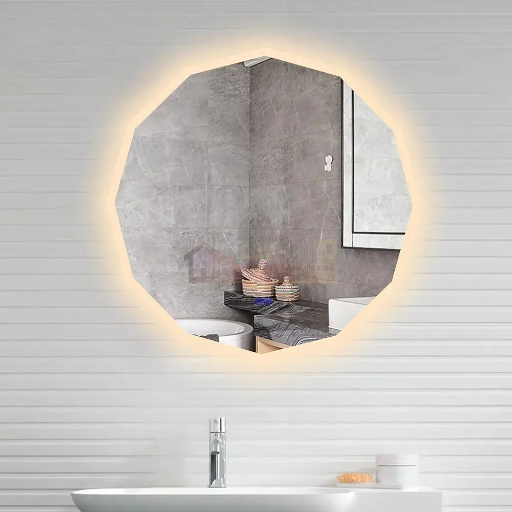 Oglinda Led Dodecagon 70Cm Functie Touch M084 Mirror