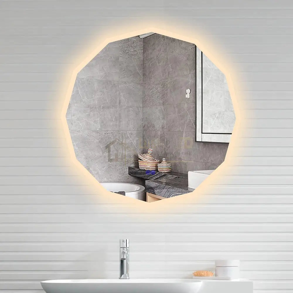 Oglinda Led Dodecagon 70Cm Functie Touch M084 Led Mirror