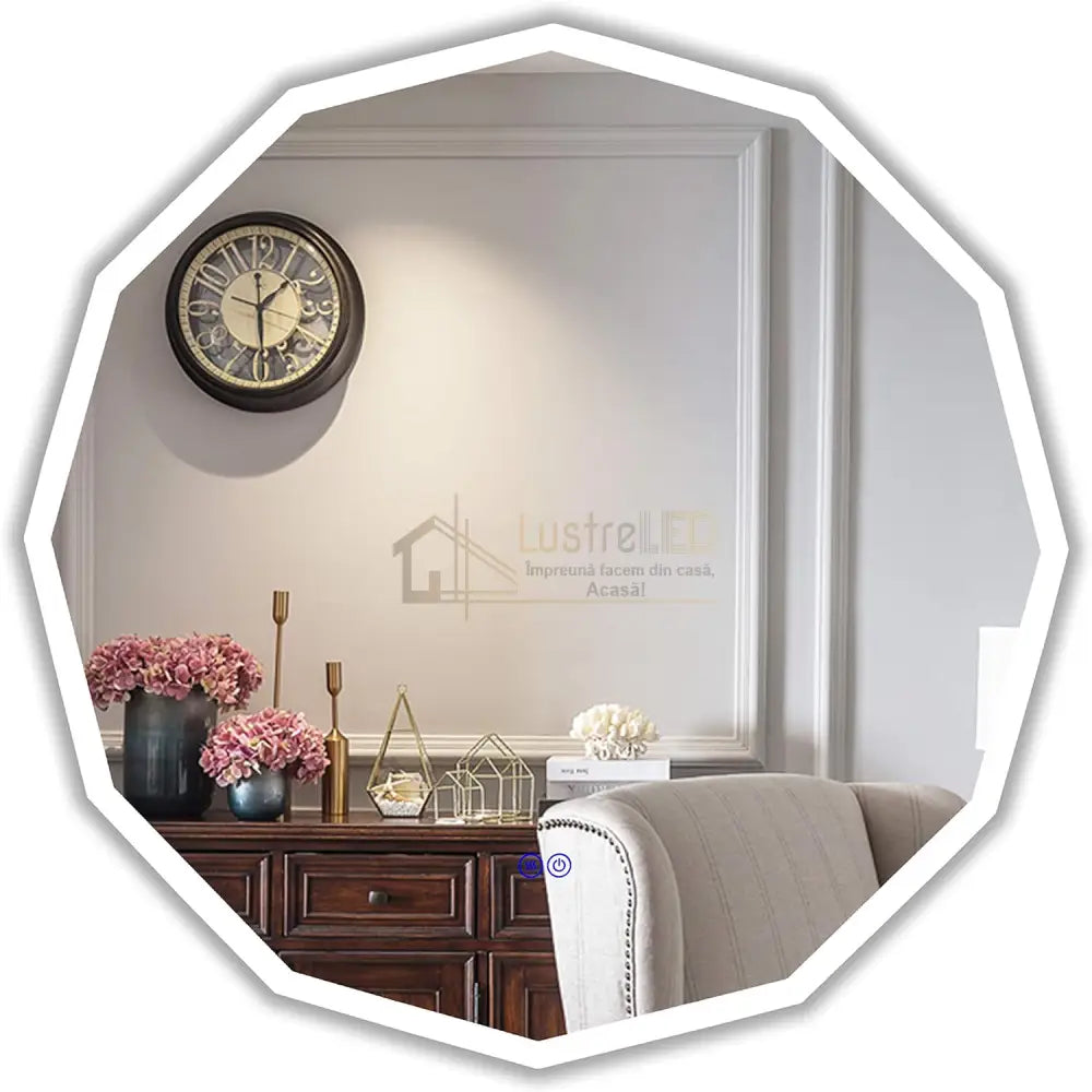 Oglinda Led Dodecagon 70Cm Functie Touch M084 Led Mirror