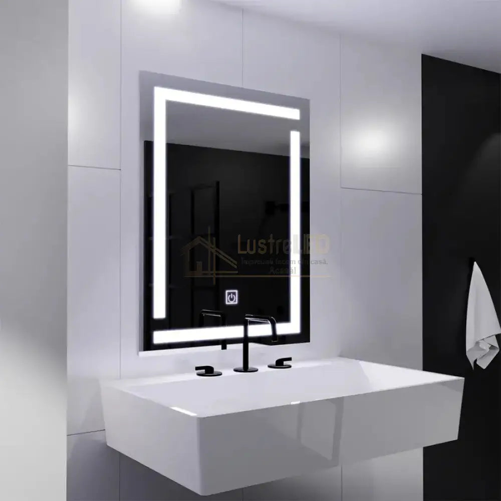 Oglinda Led Dreptunghiulara 60X80Cm Buton Touch C200S Led Mirror
