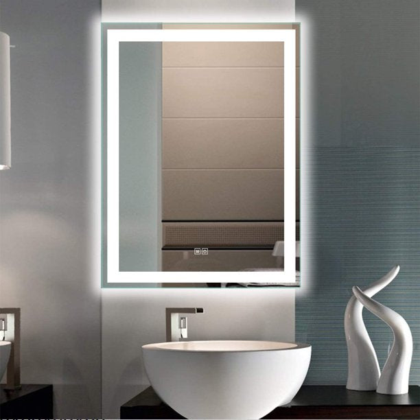 Oglinda LED Dreptunghiulara 60x80cm Functie Dezaburire si Touch J08