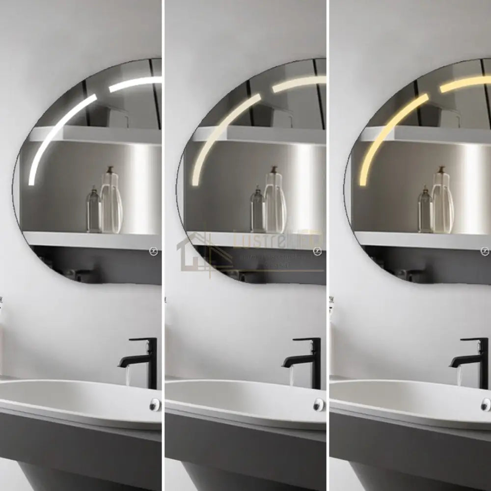 Oglinda LED Functie Touch si 3 Lumini 80x60cm LED MIRROR