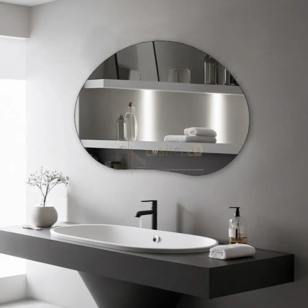 Oglinda LED Functie Touch si 3 Lumini 80x60cm LED MIRROR