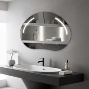 Oglinda LED Functie Touch si 3 Lumini 80x60cm LED MIRROR