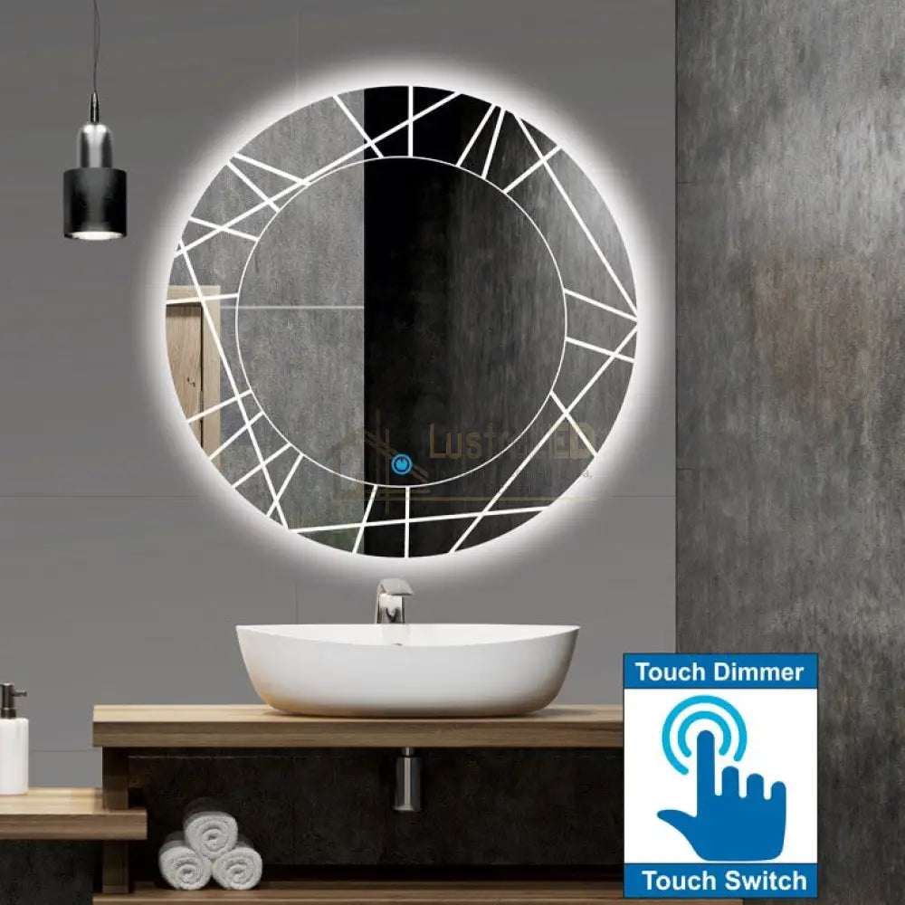 Oglinda Led Linnes 70Cm Functie Touch M086 Led Mirror