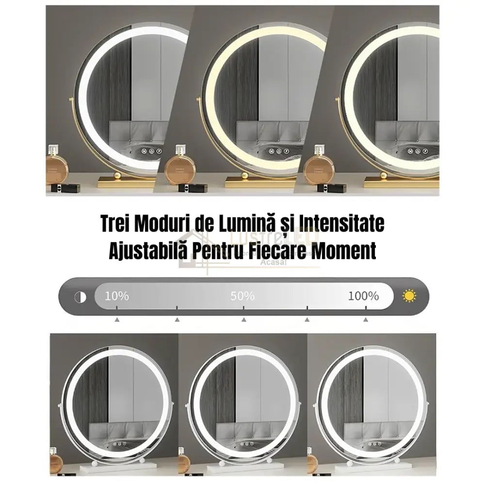 Oglinda LED Makeup OD07 30x40CM (Copy) lustreled.ro