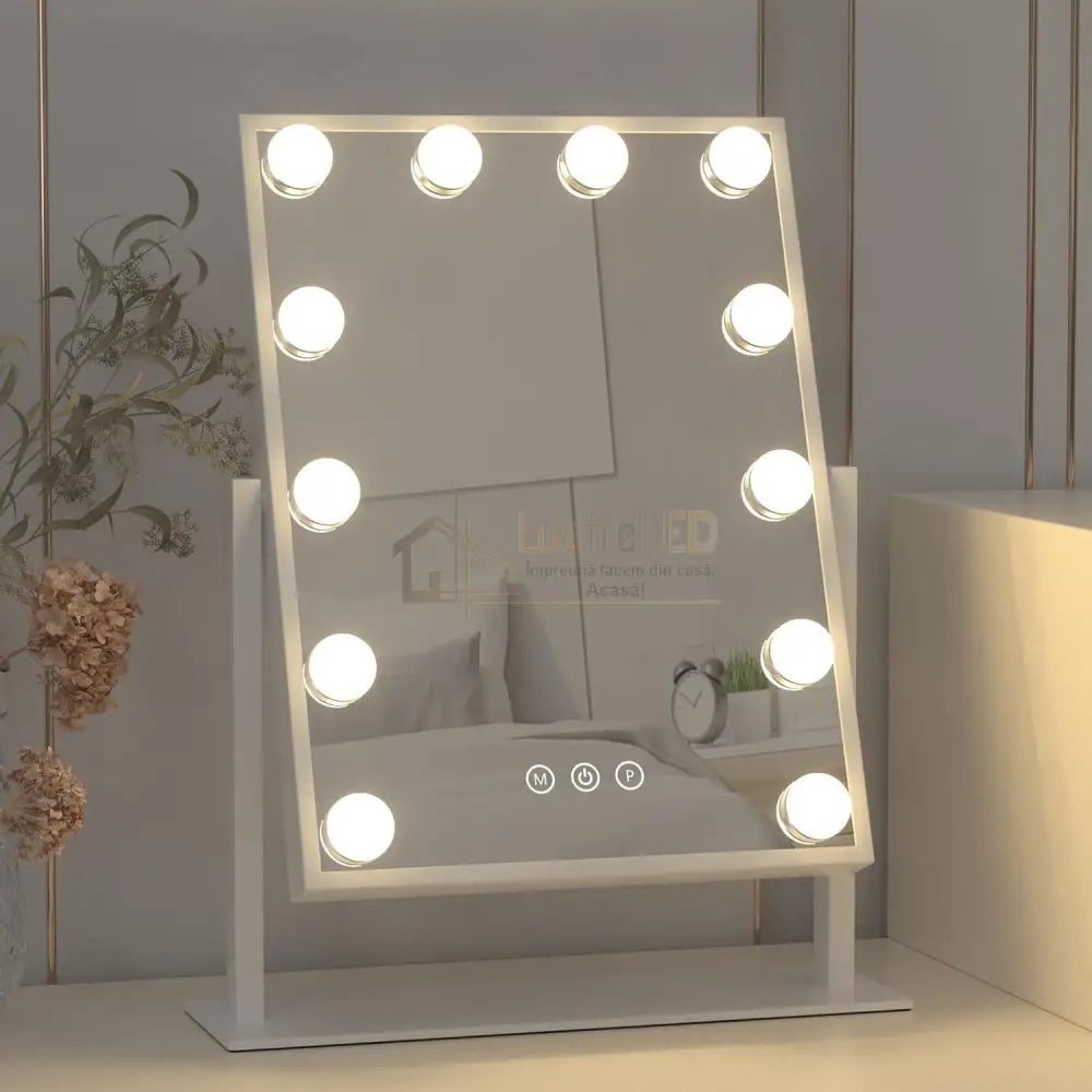Oglinda Led Makeup Hollywood Star 46Cm 3 Lumini Led Mirror