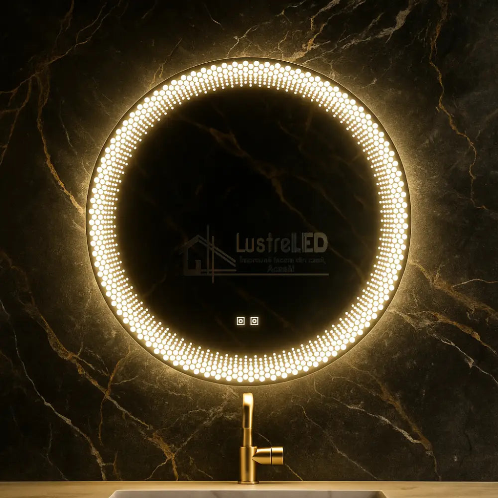 Oglinda LED Premium LUMI cu Senzor 3 Functii Dezaburire FRAMELESS / 60CM LED MIRROR