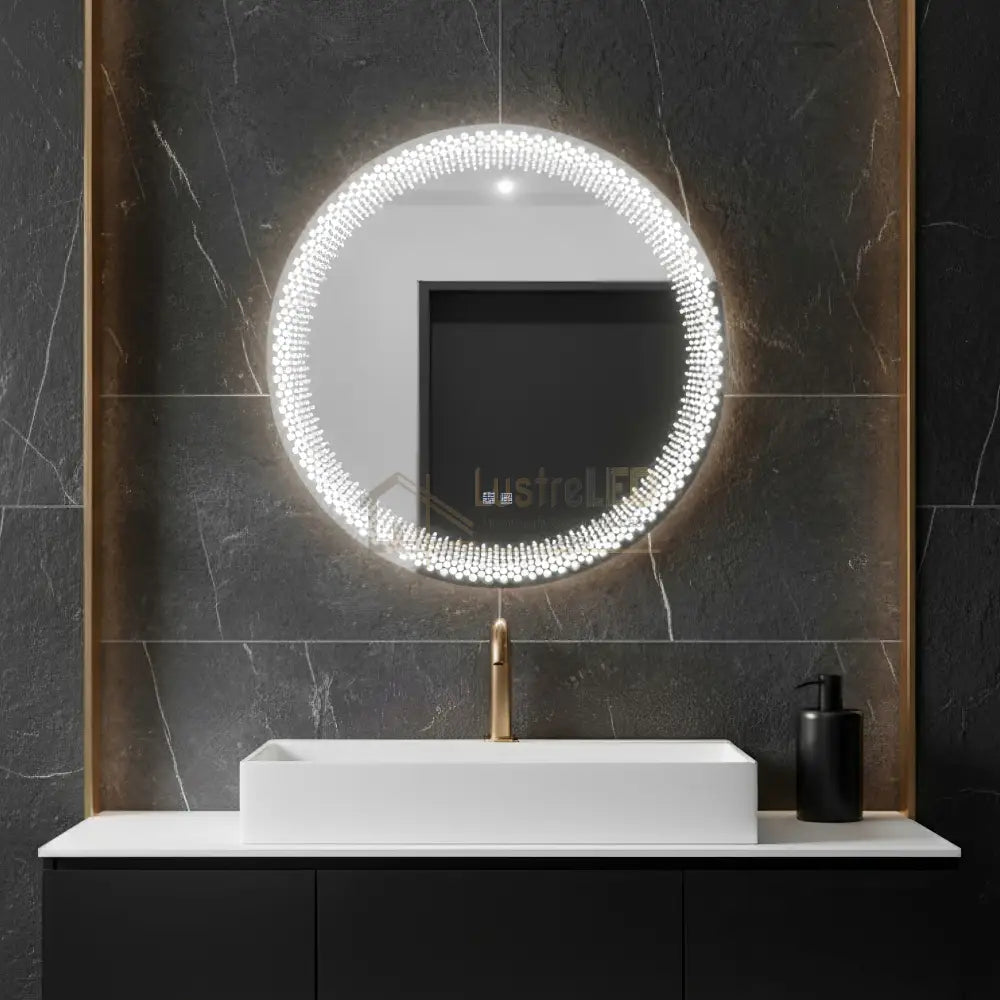 Oglinda LED Premium LUMI cu Senzor 3 Functii Dezaburire FRAMELESS / 60CM LED MIRROR