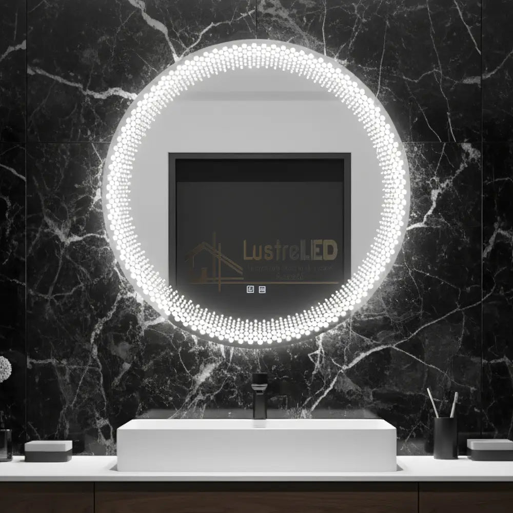 Oglinda LED Premium LUMI cu Senzor 3 Functii Dezaburire FRAMELESS / 60CM LED MIRROR