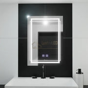 Oglinda LED Rectangulara, 50x70cm Touch, Sistem Dezaburire lustreled.ro