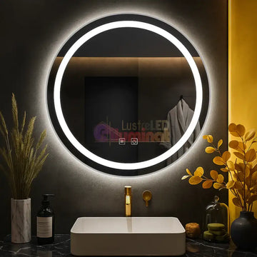Oglinda LED Rotunda 50CM cu Dezaburire si Lumina Rece E01S/50