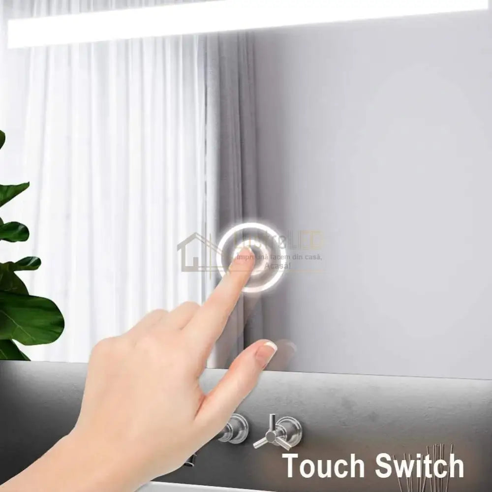 Oglinda Led Rotunda 50Cm Touch J33 Led Mirror