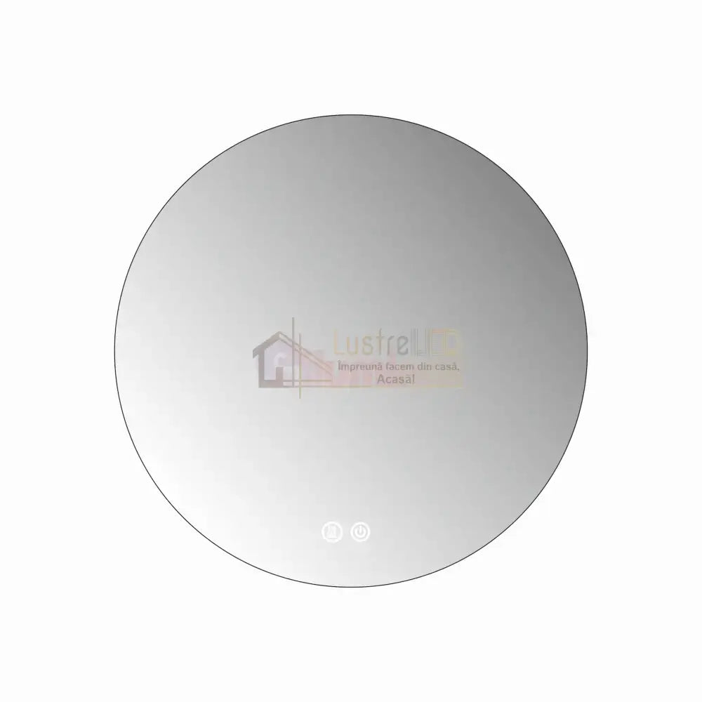 Oglinda Led Rotunda 60Cm 3 Lumini Dezaburire Si Touch Od005 Mirror