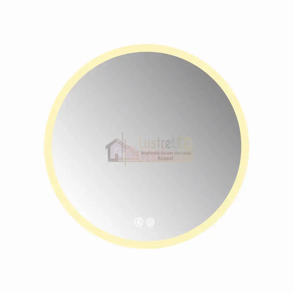 Oglinda Led Rotunda 60Cm 3 Lumini Dezaburire Si Touch Od012 Mirror