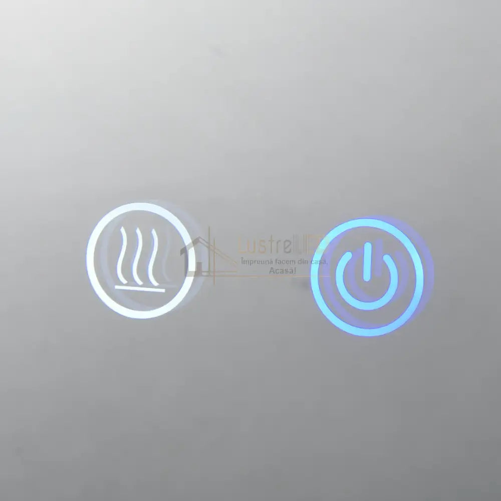 Oglinda LED Rotunda cu Rama Neagra si Touch C110S (Copy) lustreled.ro