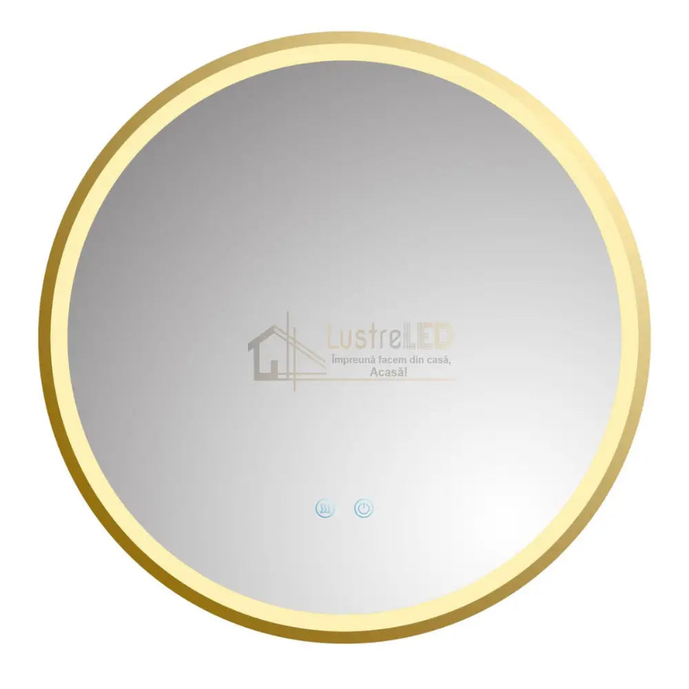 Oglinda LED Rotunda cu Rama Neagra si Touch C110S (Copy) lustreled.ro
