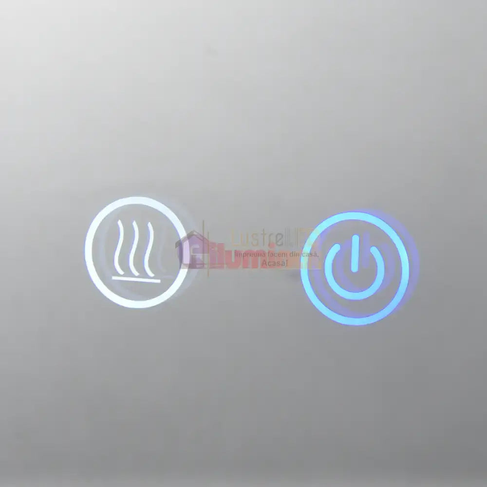 Oglinda LED Rotunda 60cm, 3 Lumini, Dezaburire si Touch E26S lustreled.ro