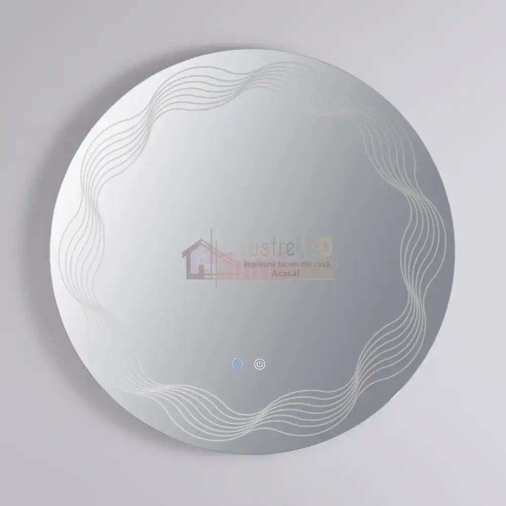 Oglinda Led Rotunda 70Cm 3 Lumini Dezaburire Si Touch Od060-5 Mirror