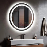 Oglinda Led Rotunda 70Cm Functie Dezaburire Si Touch J05 Mirror
