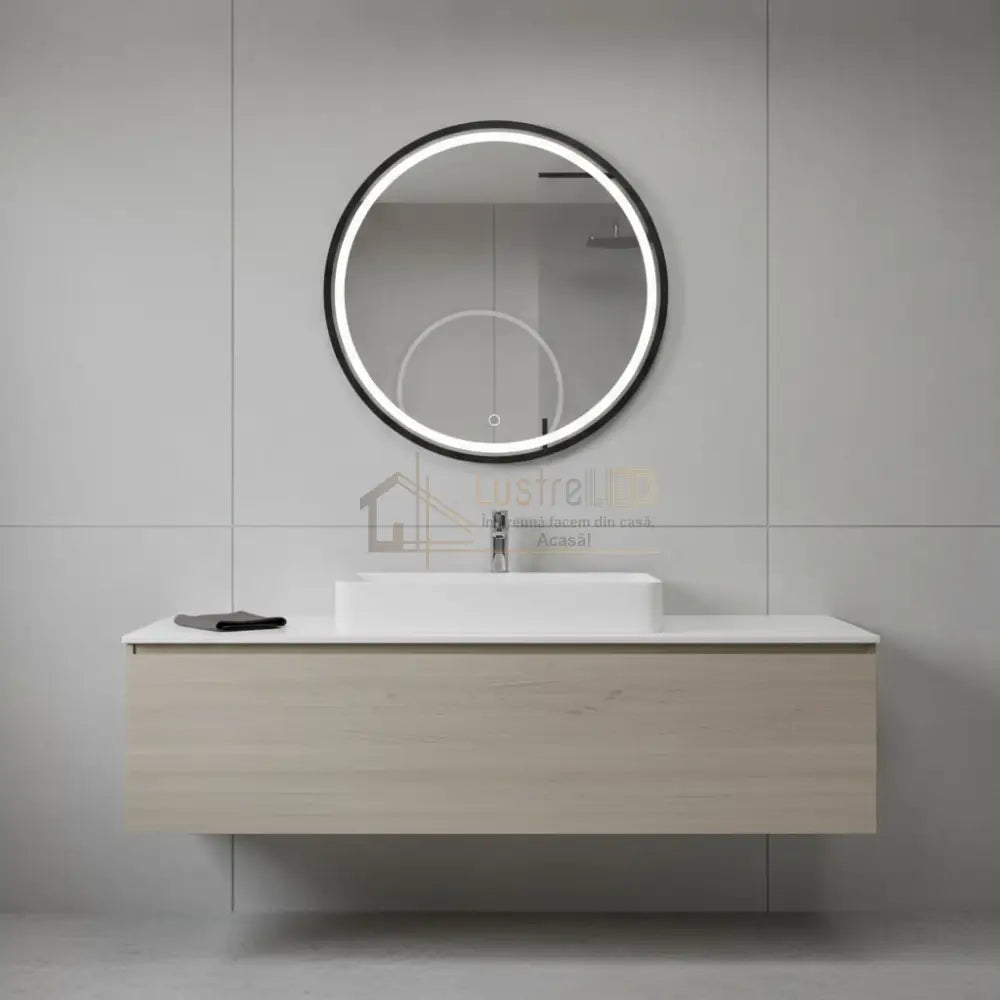 Oglinda LED Rotunda 80cm Touch LED MIRROR