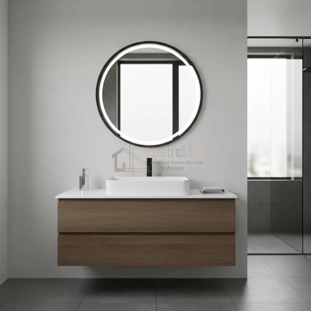 Oglinda LED Rotunda 80cm Touch LED MIRROR