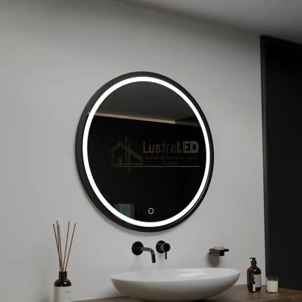 Oglinda LED Rotunda 90cm Touch LED MIRROR