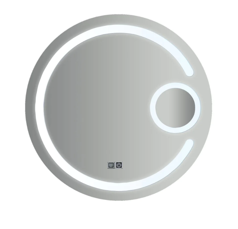 Oglinda LED Rotunda cu Lupa 70cm Functie Dezaburire si Touch J13
