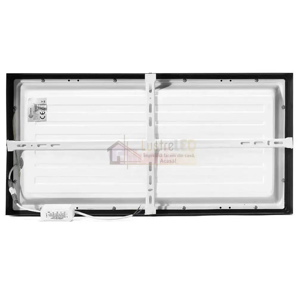Panou Led 36W 60X30Cm Negru Aplicat Panel