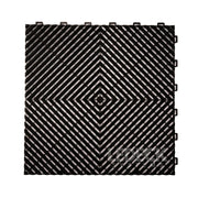 Pardoseala Modulara Neagra Din Polipropilena Rezistenta la 8 Tone 40x40CM