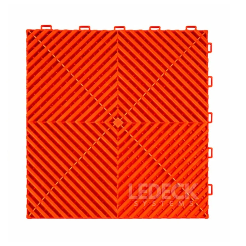 Pardoseala Modulara Portocalie Din Polipropilena Rezistenta la 8 Tone 40x40CM