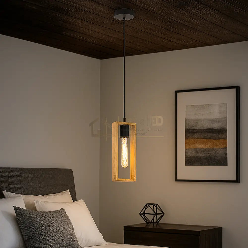 Pendul INGA Wood Style 3xE27 (Copy) lustreled.ro